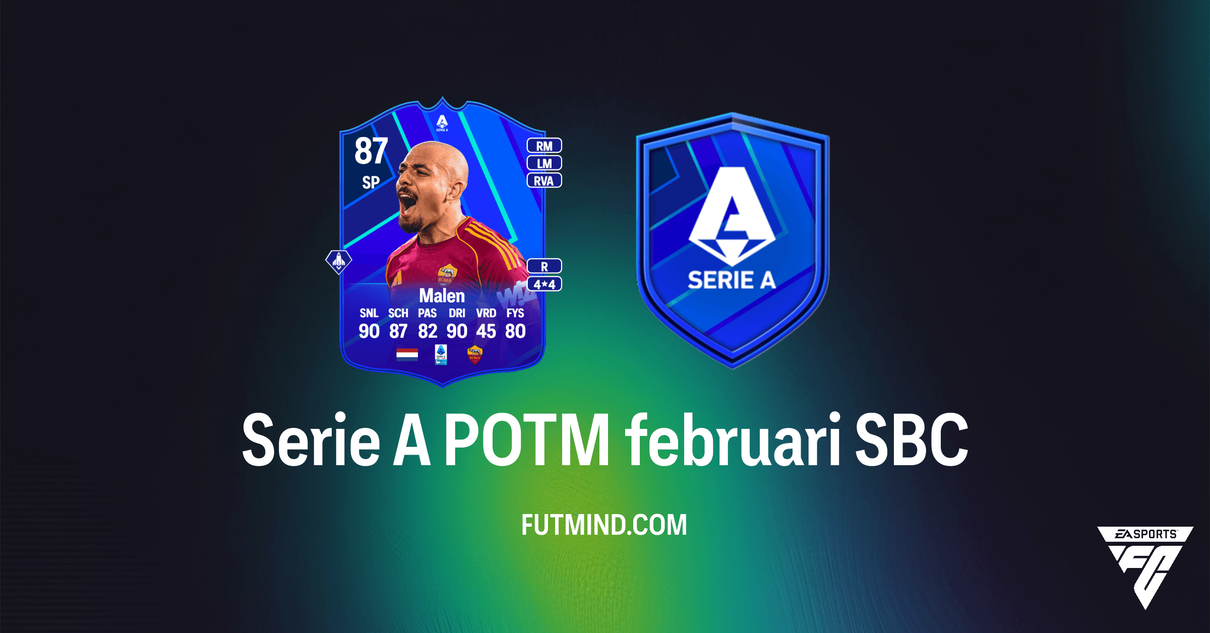 Serie A POTM februari SBC Gids: Ontvang Donyell Malen in FC 26