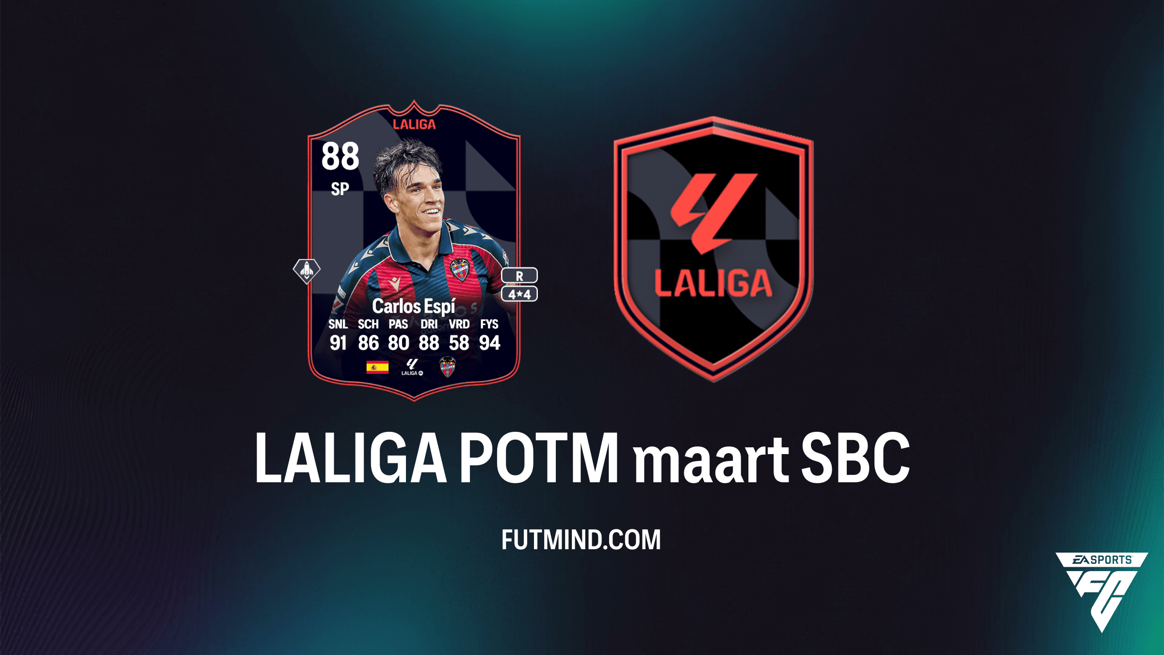 Hoe voltooi je de LALIGA POTM maart Carlos Espí SBC in FC 26?