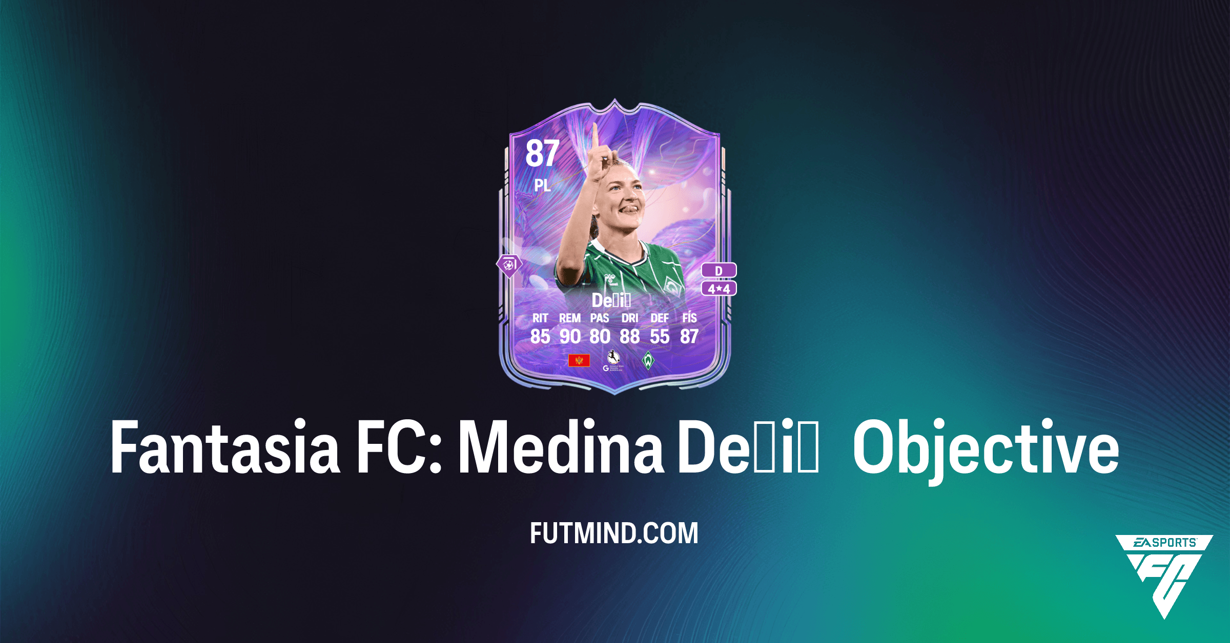 Como completar o Objetivo Fantasia FC: Medina Dešić no FC 26