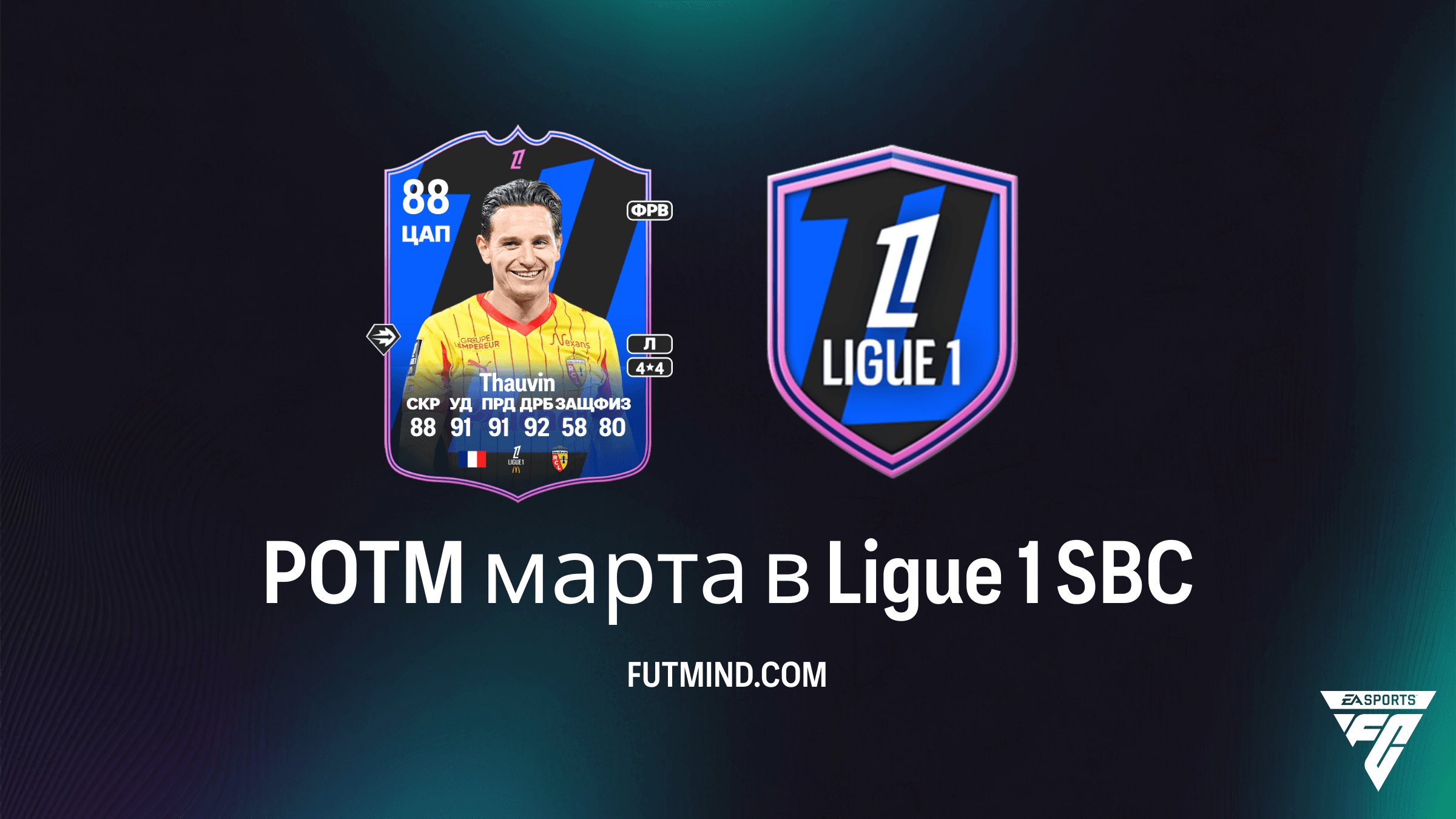 POTM марта в Ligue 1: Как собрать Флориана Товена в FC 26
