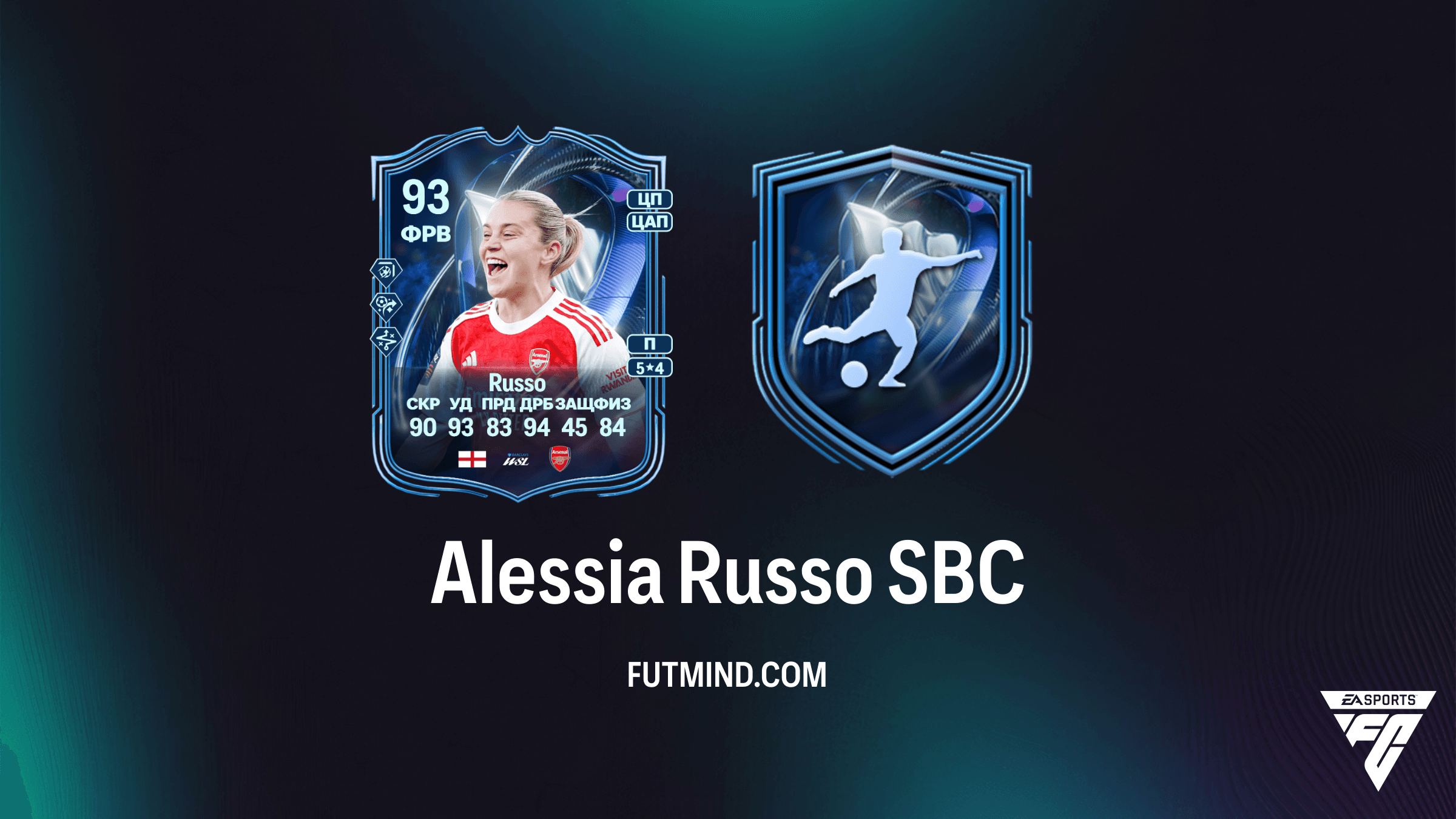 Alessia Russo Почетное упоминание TOTS SBC в FC 26: Обзор и решение