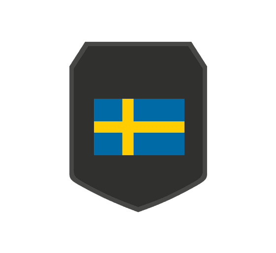 DCP Blågult logo
