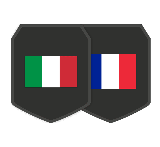 Squad Building Challenges Italien - Frankreich logo