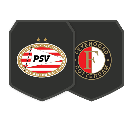 Sfide Creazione Rosa PSV Eindhoven vs Feyenoord logo