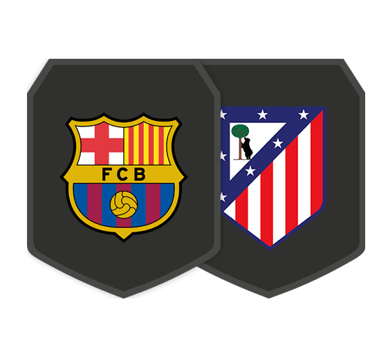 Sfide Creazione Rosa Barcellona vs Atlético Madrid logo