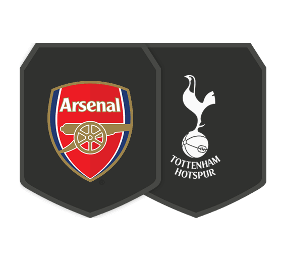 Sfide Creazione Rosa Arsenal vs Tottenham logo