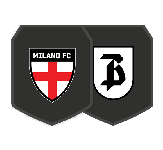 Sfide Creazione Rosa Milano FC vs Bergamo Calcio logo