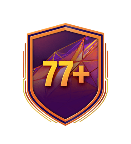 Squad Building Challenges 77+ Player Pick logo