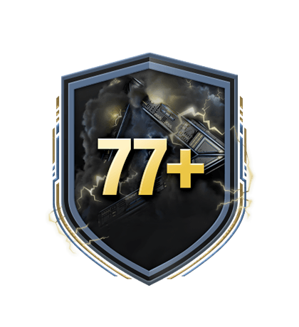 Squad Building Challenges 77+ Player Pick logo