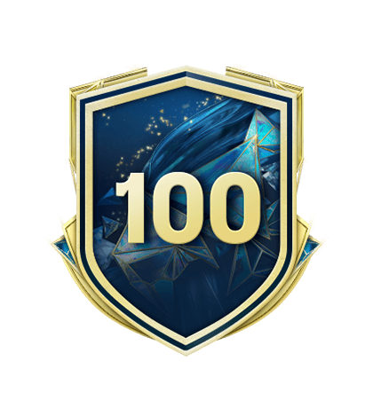 Desafios de Montagem de Elenco Melhoria de 100 atletas logo