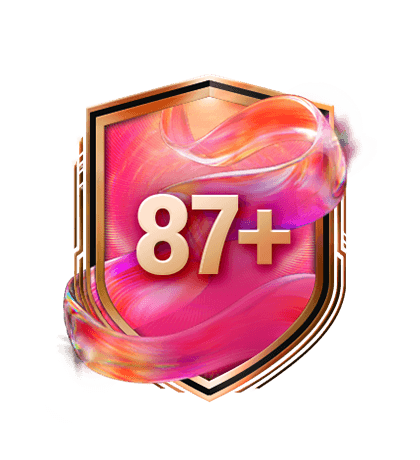 チーム編成チャレンジ 87+ 1 of 3 Player Pick logo