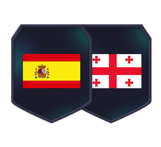 Byg en trup-udfordringer Spanien v Georgien logo
