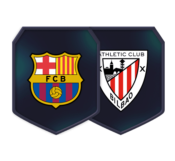 阵容创建挑战 巴塞罗那对毕尔巴鄂竞技 logo