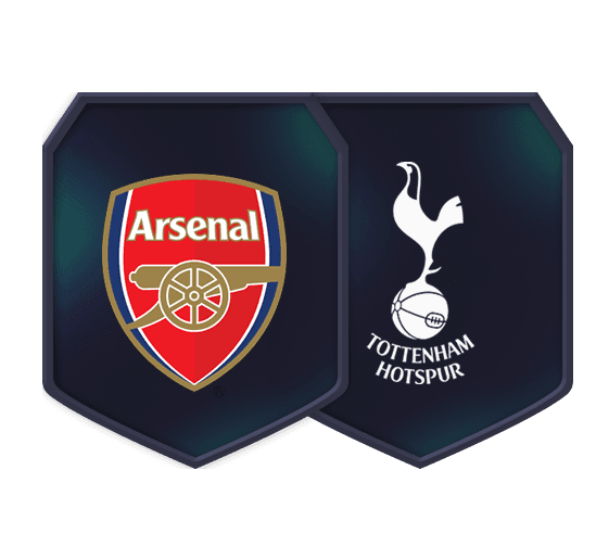 阵容创建挑战 阿森纳对托特纳姆热刺 logo