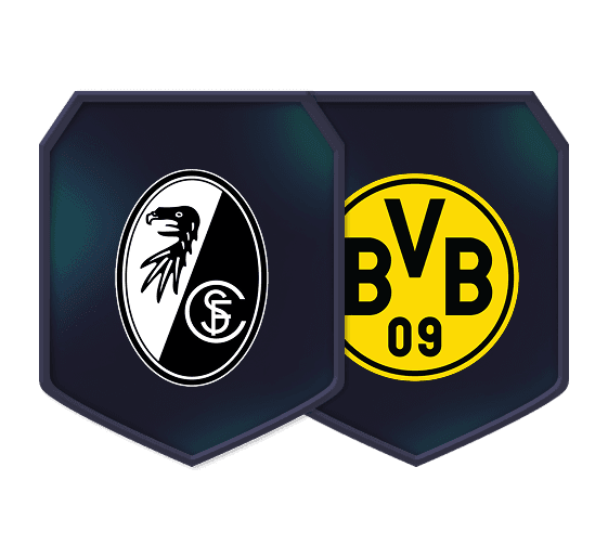 Lagbyggingsoppgaver SC Freiburg v Borussia Dortmund logo
