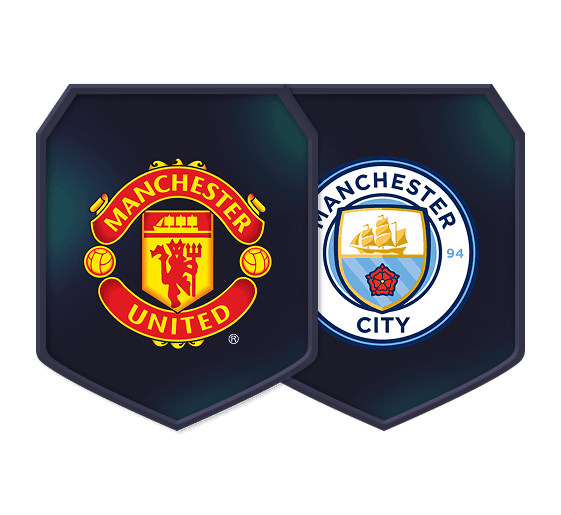 Squad Building Challenges Manchester United v Manchester City logo