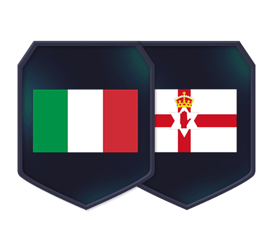 Sfide Creazione Rosa Italia vs Irlanda del Nord logo