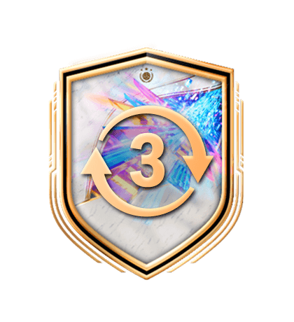 Sfide Creazione Rosa Pacchetto 15 giocatori oro rari 85+ logo