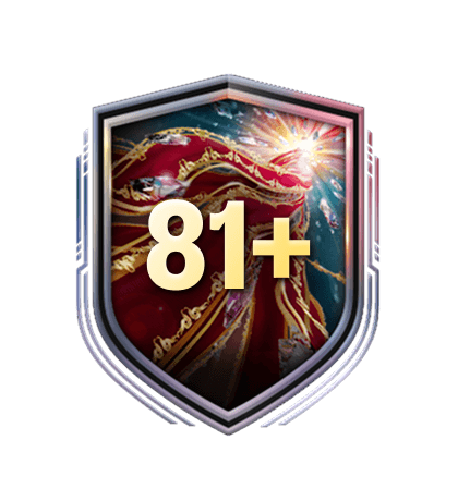 Squad Building Challenges 1 of 3 81+ Player Pick logo