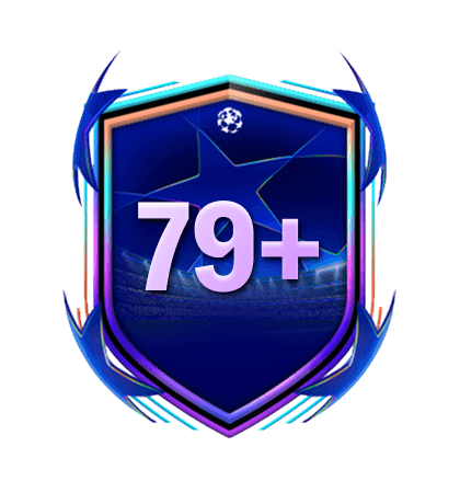 Squad Building Challenges 5 of 10 79+ Player Pick logo