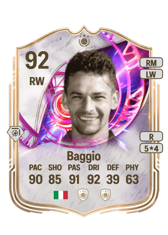 Roberto Baggio card