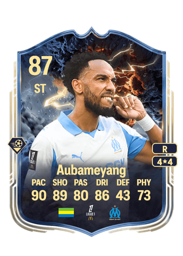 Pierre-Emerick Aubameyang card