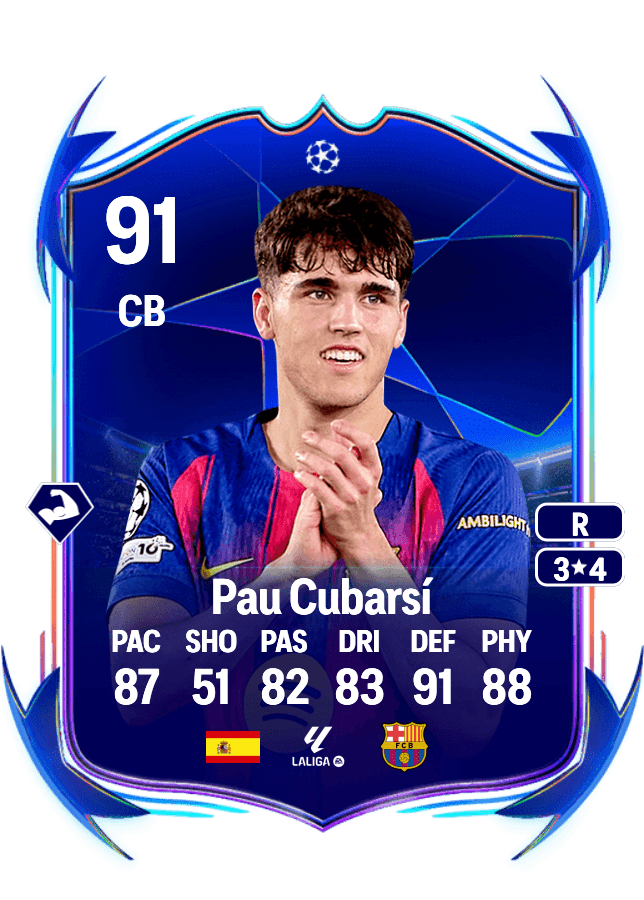 Pau Cubarsí card