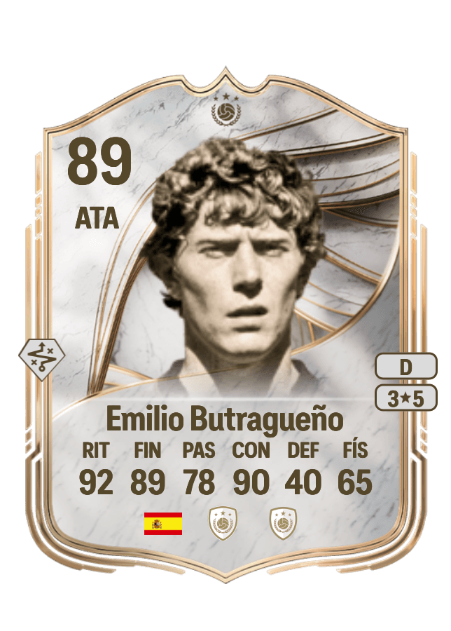 Emilio Butragueño card