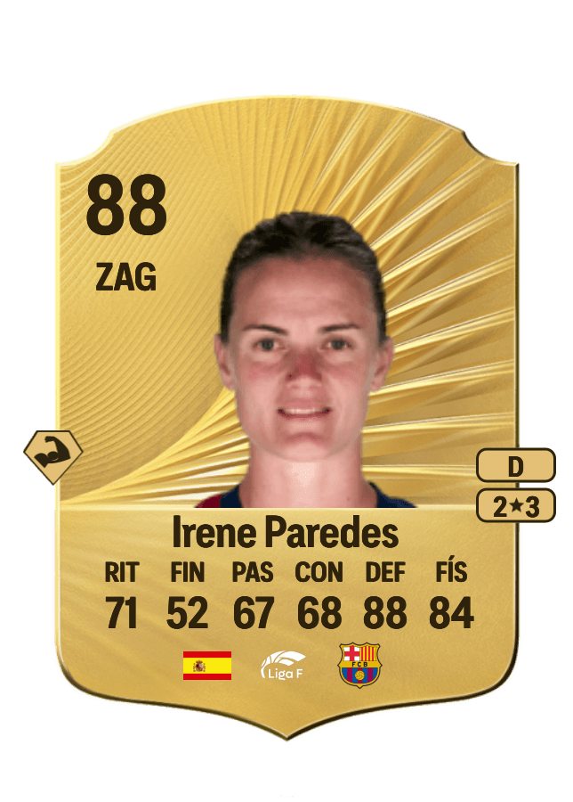 Irene Paredes card