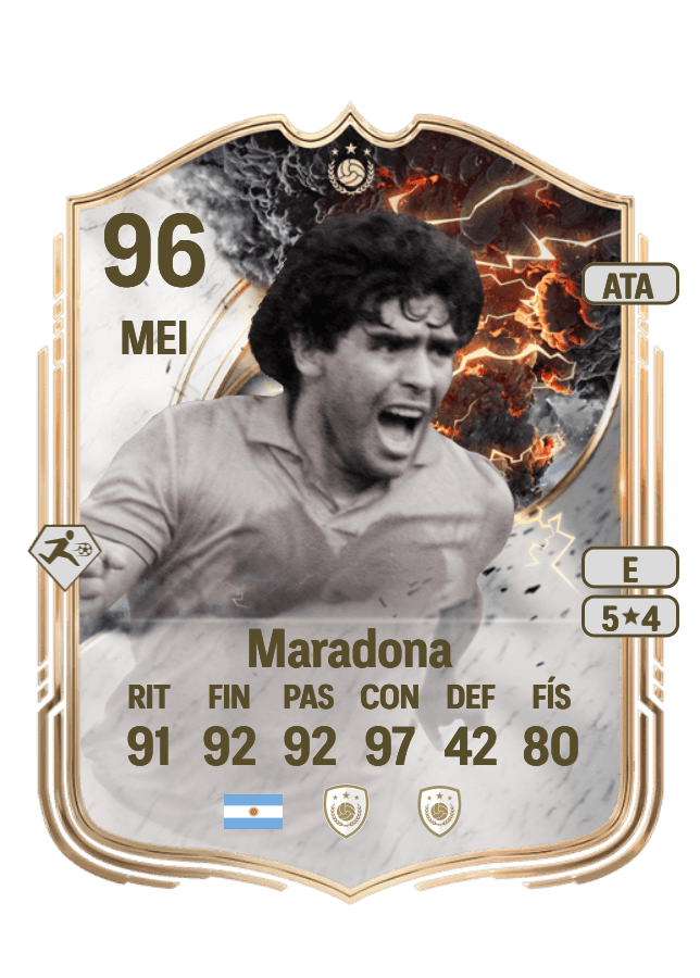 Diego Armando Maradona card