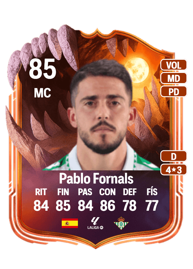 Pablo Fornals card