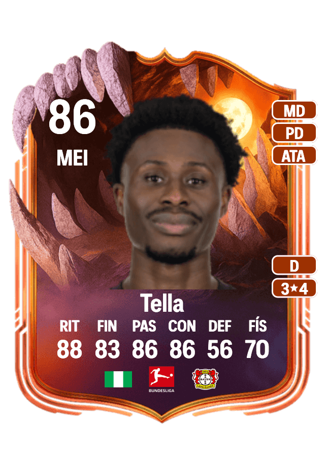 Nathan Tella card