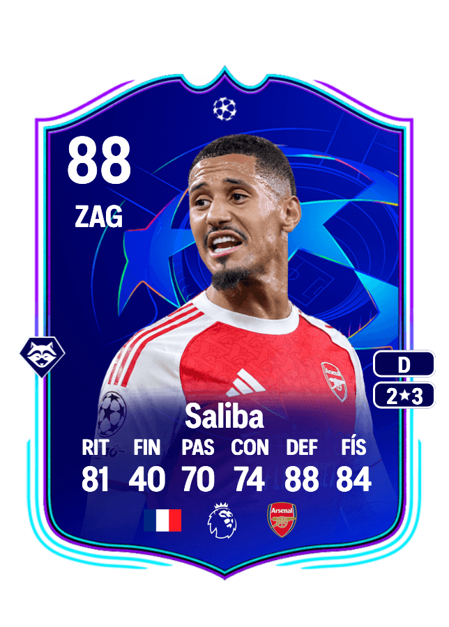 William Saliba card
