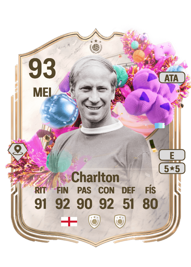Bobby Charlton card
