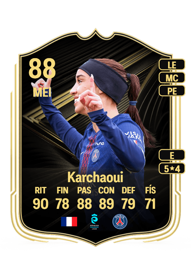 Sakina Karchaoui card
