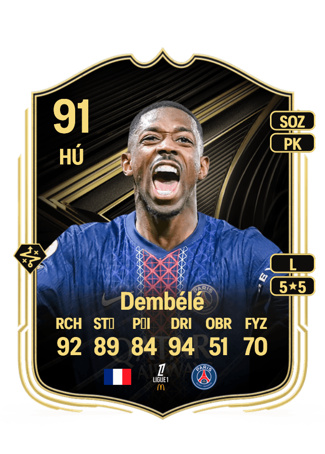 Ousmane Dembélé card
