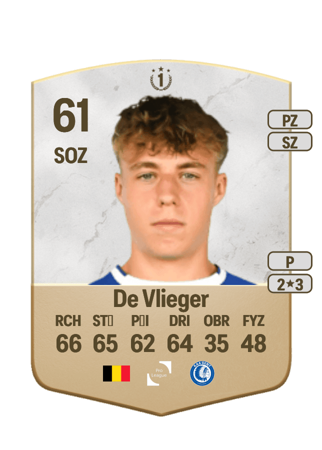 Tibe De Vlieger card