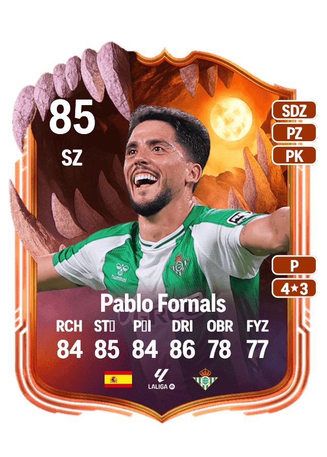 Pablo Fornals card