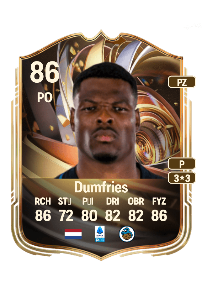 Denzel Dumfries card