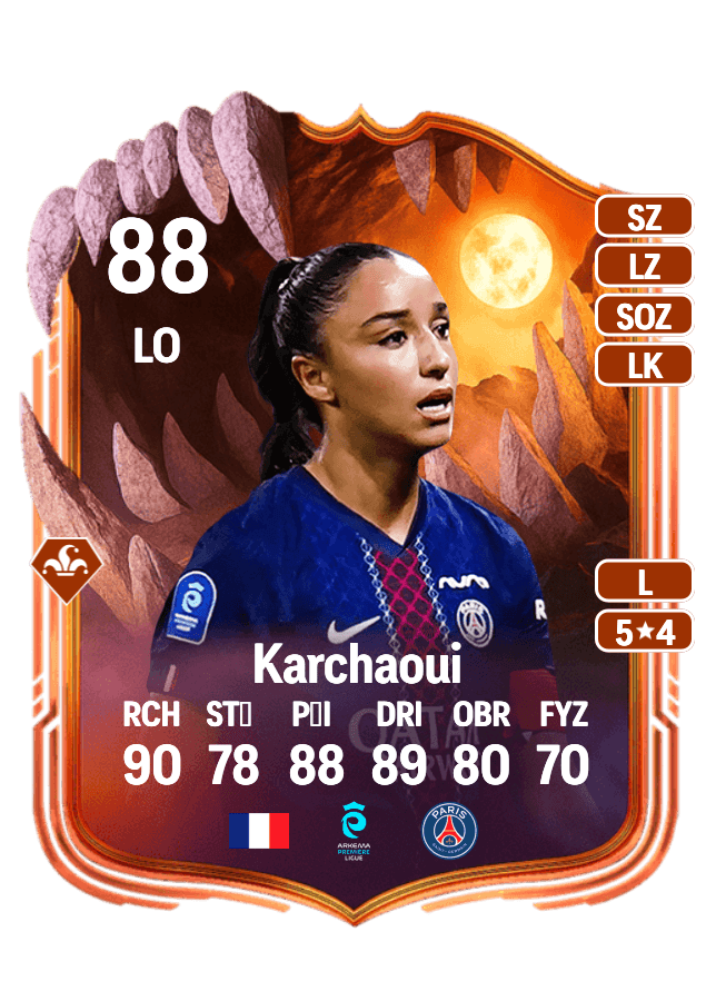 Sakina Karchaoui card