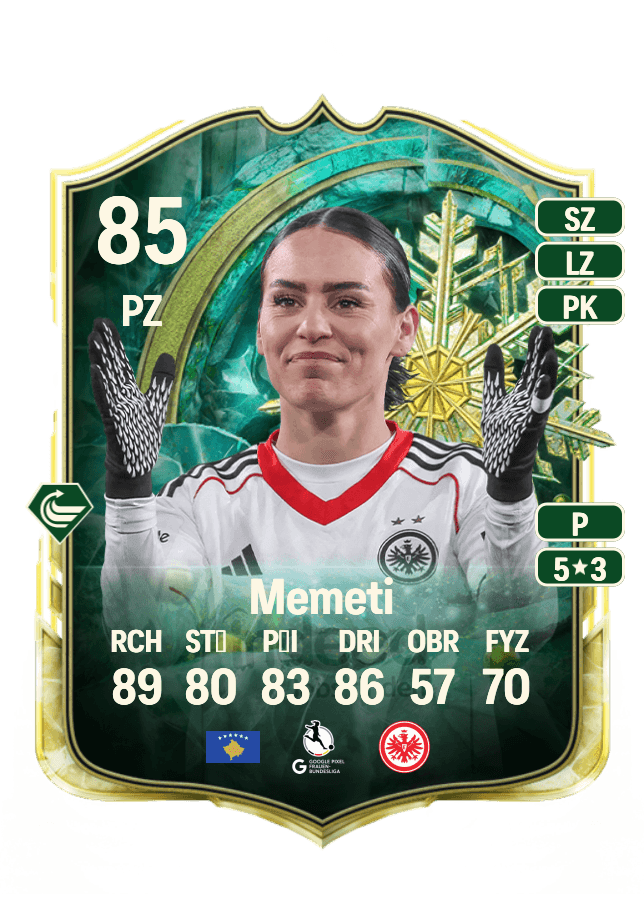 Erëleta Memeti card