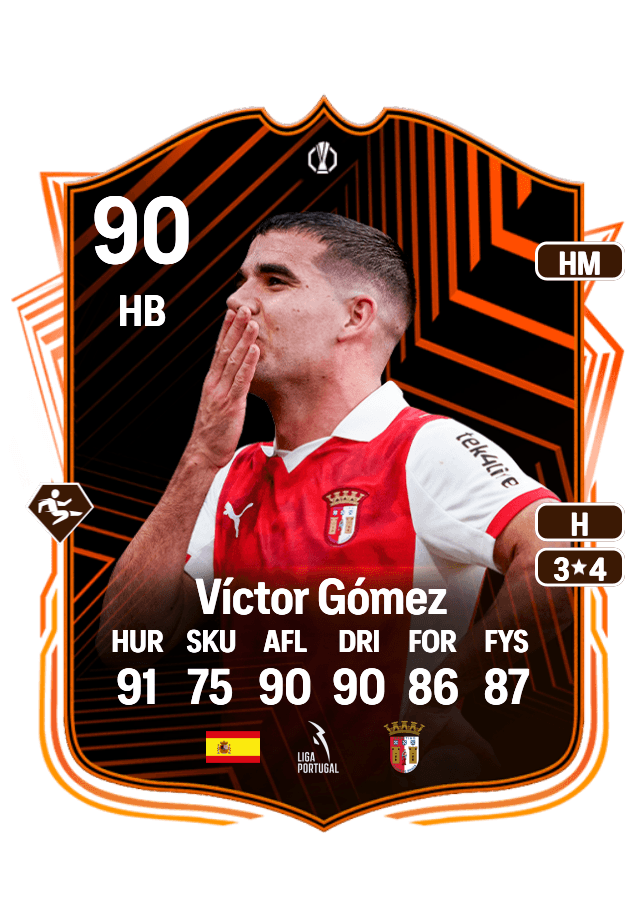 Víctor Gómez card
