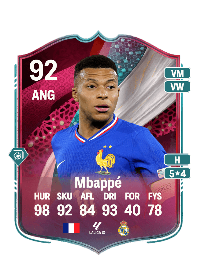 Kylian Mbappé card