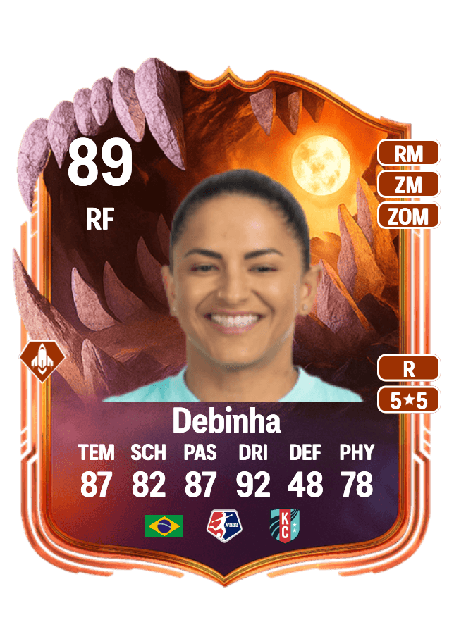 Debinha card