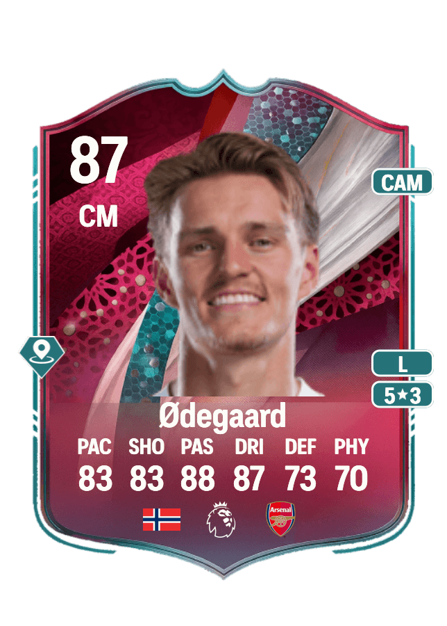 Martin Ødegaard card