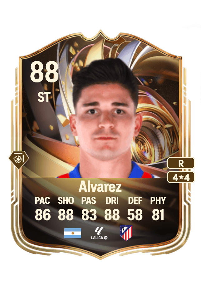 Julián Alvarez card