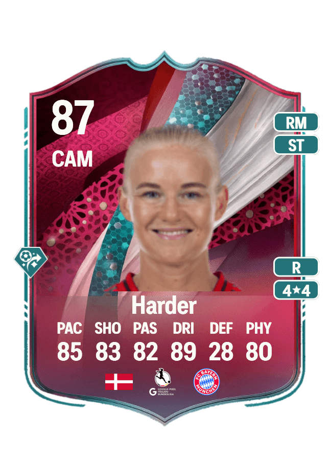 Pernille Harder card