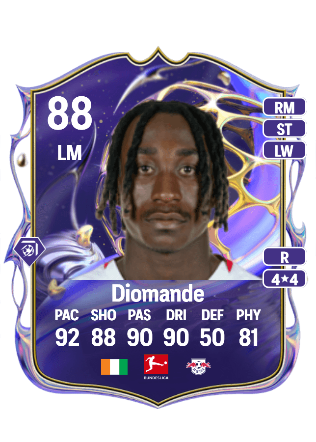 Yan Diomande card