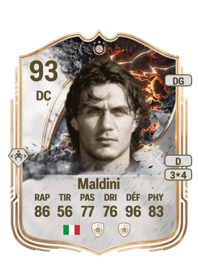 Paolo Maldini card