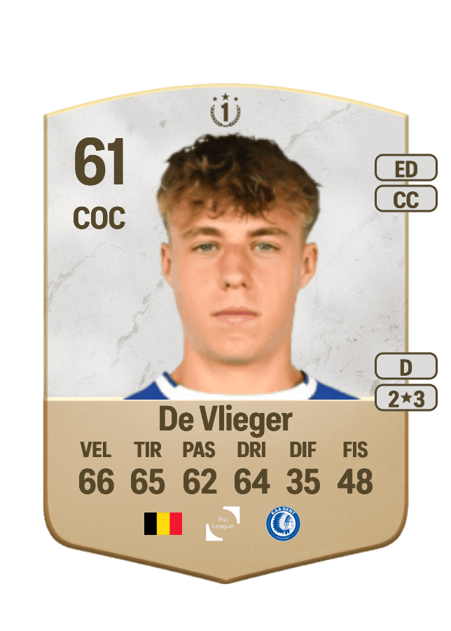 Tibe De Vlieger card